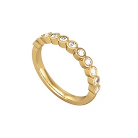 18CT GOLD RING WITH DIAMONDS