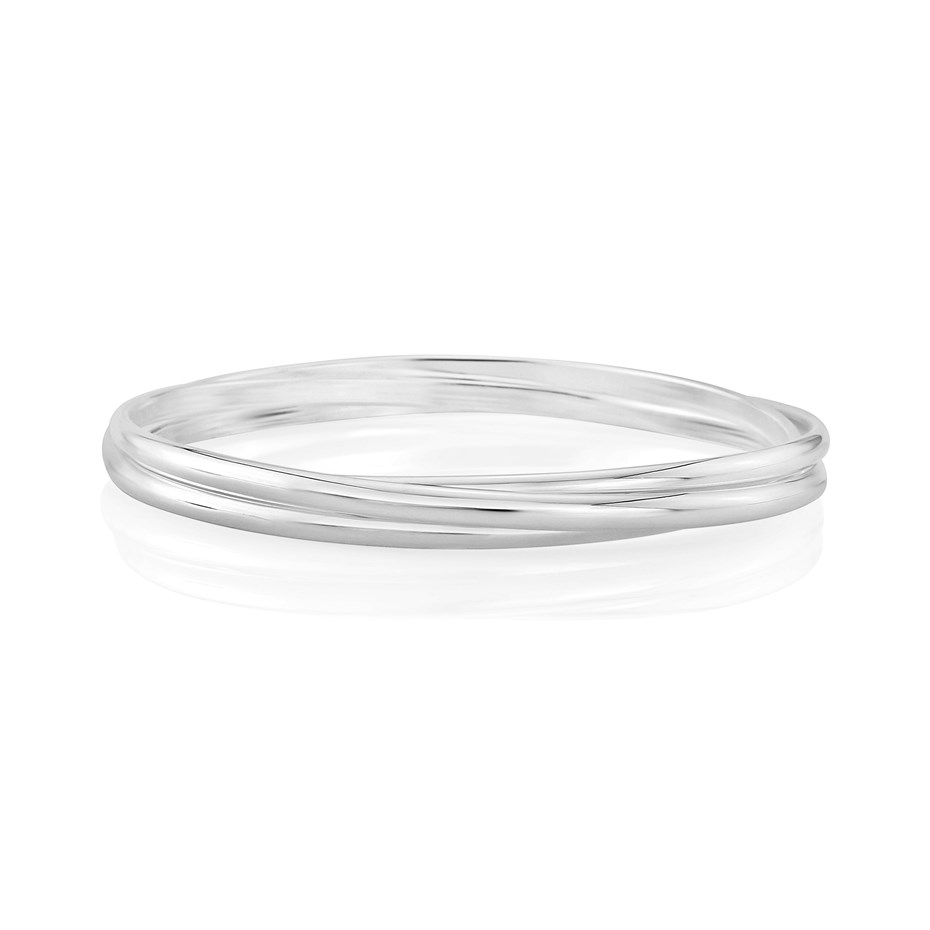 Russian deals bangle silver